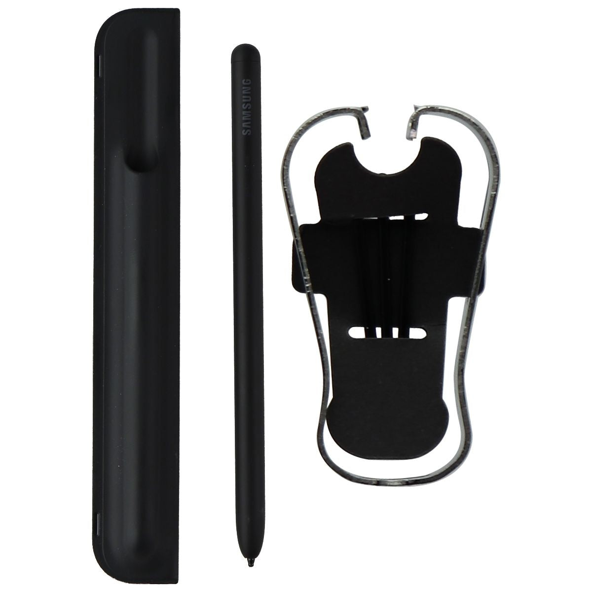 Samsung Standing Cover with Pen for Samsung Galaxy Z Fold4 - Black Cell Phone - Cases, Covers & Skins Samsung - Simple Cell Bulk Wholesale Pricing - USA Seller