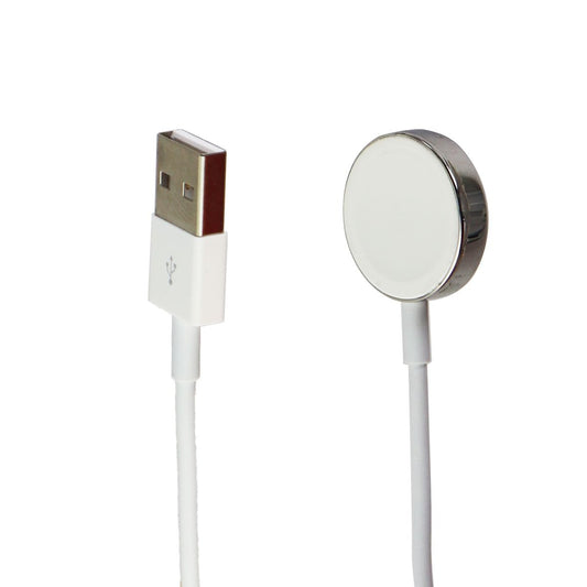 Apple 3.3-Foot Magnetic Charger USB Cable for Apple Watches - White A1598 Smart Watch Accessories - Chargers & Docking Stations Apple - Simple Cell Bulk Wholesale Pricing - USA Seller