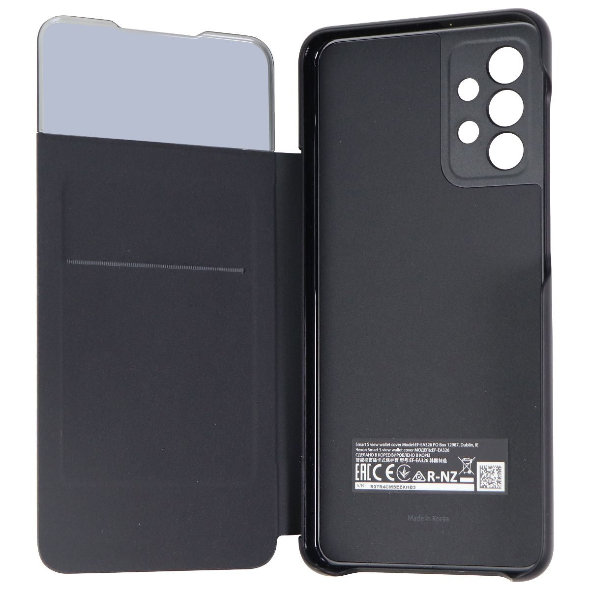 Samsung Smart S-View Wallet Cover for Galaxy A32 5G - Black Cell Phone - Cases, Covers & Skins Samsung Electronics - Simple Cell Bulk Wholesale Pricing - USA Seller