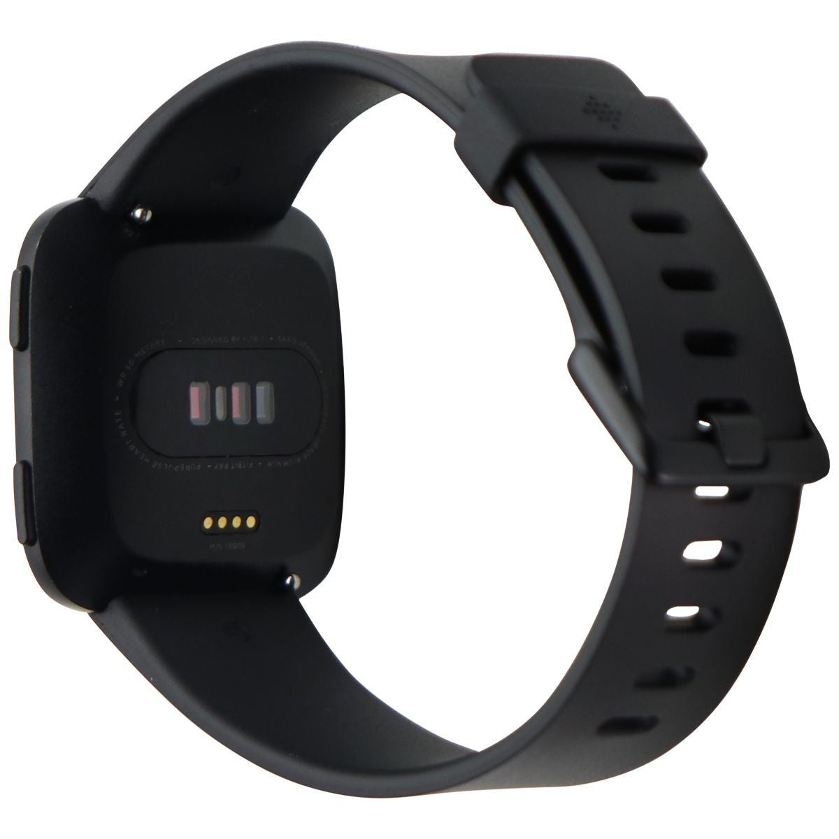 Fitbit Versa (1st Gen) Smart Watch - Black Aluminum/Black Band (FB505) Smart Watches Fitbit - Simple Cell Bulk Wholesale Pricing - USA Seller