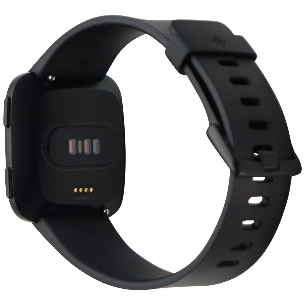 Fitbit Versa (1st Gen) Smart Watch - Black Aluminum/Black Band (FB505) Smart Watches Fitbit    - Simple Cell Bulk Wholesale Pricing - USA Seller