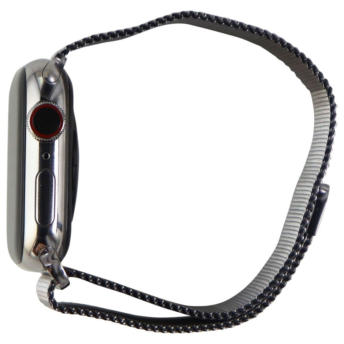 Apple Watch Series 7 (A2475) GPS + Cellular 41mm Silver Stainless Steel/Mil Loop Smart Watches Apple    - Simple Cell Bulk Wholesale Pricing - USA Seller