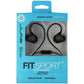 JLab Audio Fit Sport3 Earbuds with Universal Mic + Track Control - Black Parts & Accessories - Headsets & Earpieces JLAB - Simple Cell Bulk Wholesale Pricing - USA Seller