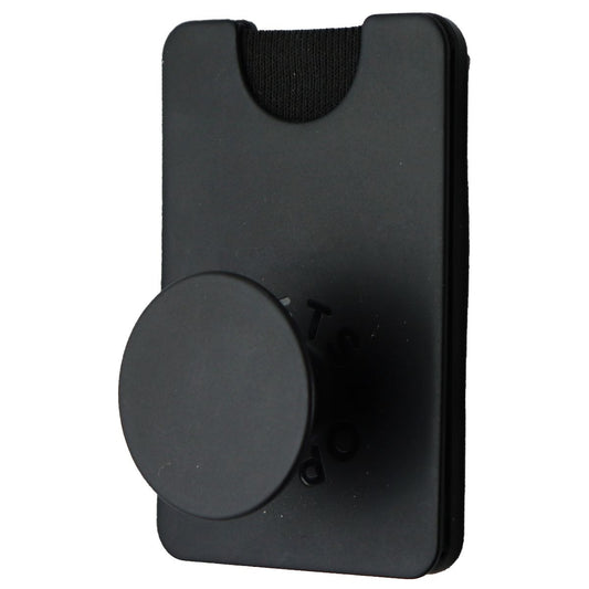 PopSockets PopWallet+ for MagSafe with Integrated Swappable PopTop - Black Cell Phone - Mounts & Holders PopSockets - Simple Cell Bulk Wholesale Pricing - USA Seller