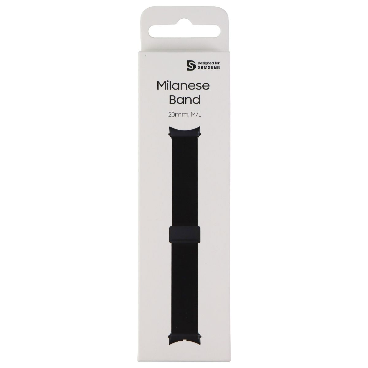 Samsung (M/L) 20mm Milanese Band for Galaxy Watch4 (44mm Only) - Black Smart Watch Accessories - Watch Bands Samsung - Simple Cell Bulk Wholesale Pricing - USA Seller