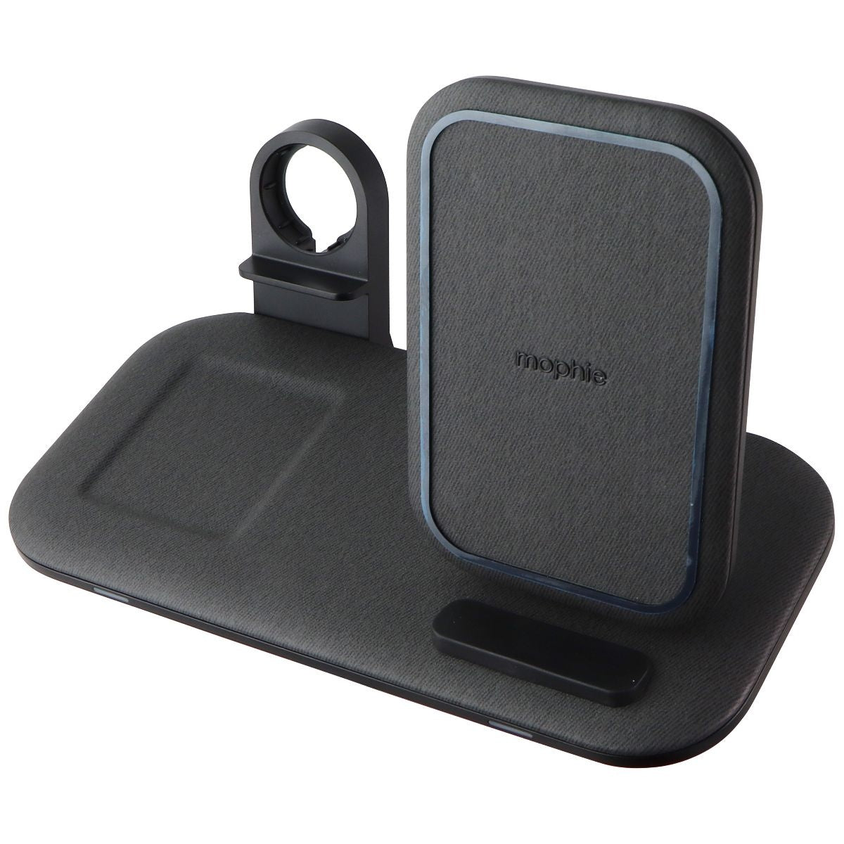 mophie Wireless Charging Stand+ & Pad with USB-A Port for Qi Enabled Devices