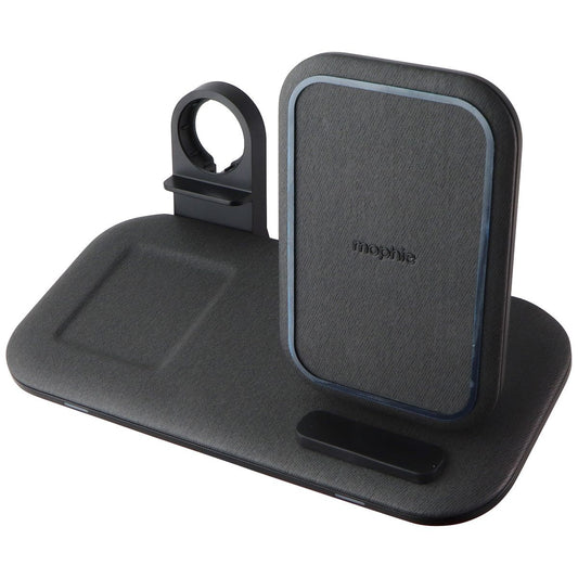 mophie Wireless Charging Stand+ & Pad with USB-A Port for Qi Enabled Devices