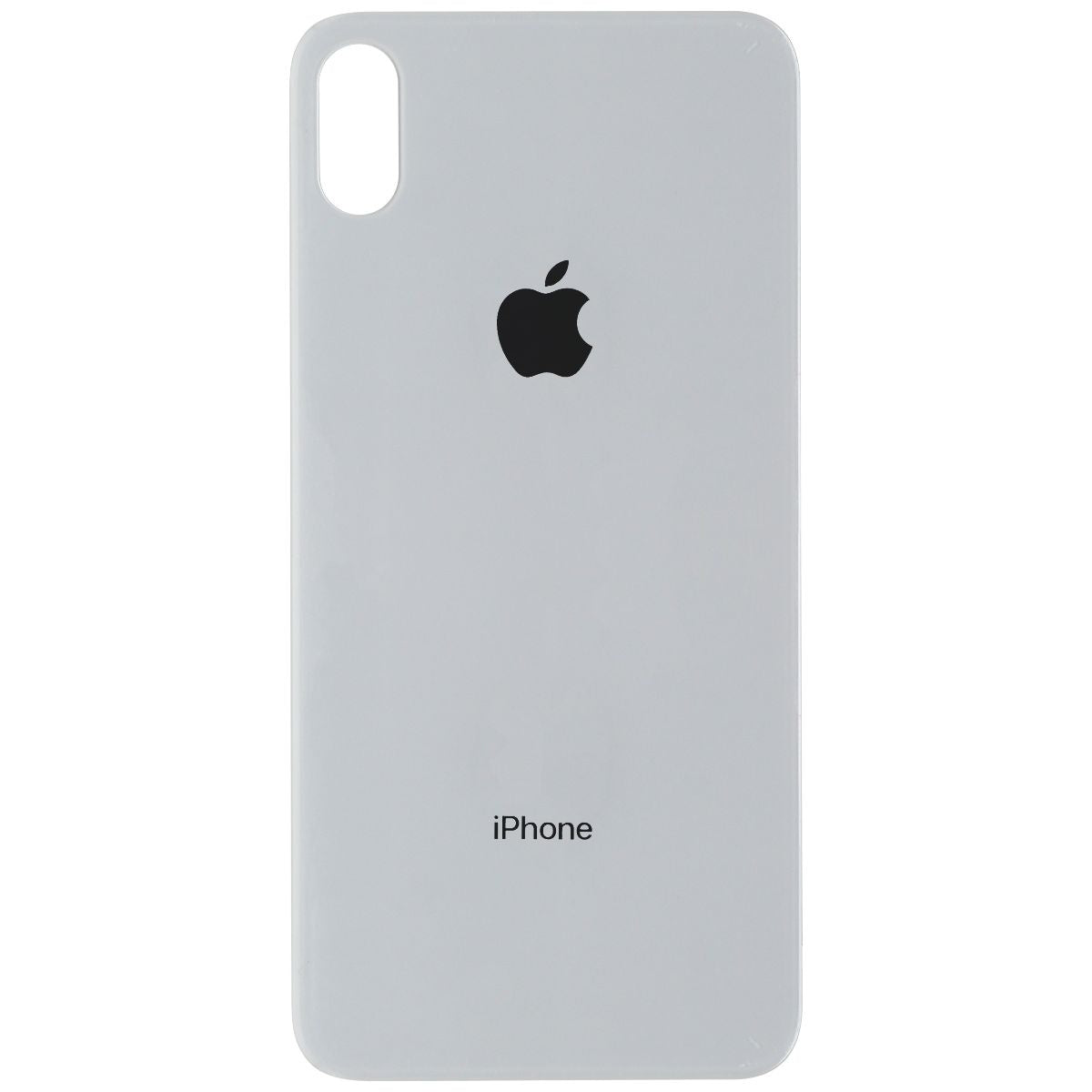 Repair Part - Back Glass Panel for Apple iPhone Xs Max - White with Logo Cell Phone - Replacement Parts & Tools MobileSentrix - Simple Cell Bulk Wholesale Pricing - USA Seller
