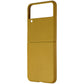 Samsung Official Leather Cover for Galaxy Z Flip3 5G - Mustard/Tan Cell Phone - Cases, Covers & Skins Samsung - Simple Cell Bulk Wholesale Pricing - USA Seller