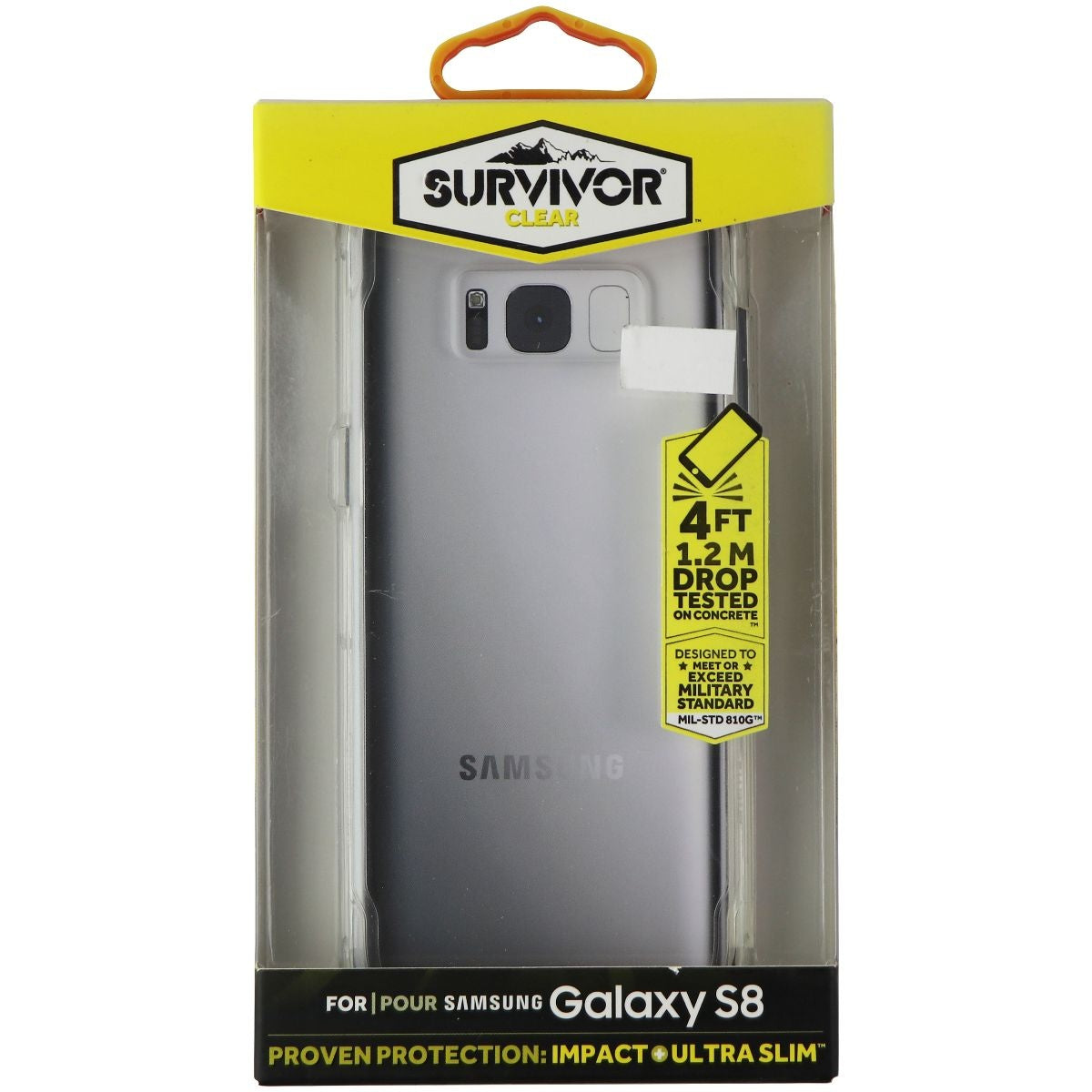 Survivor Clear Series Hard Case for Samsung Galaxy S8 - Clear Cell Phone - Cases, Covers & Skins Griffin - Simple Cell Bulk Wholesale Pricing - USA Seller