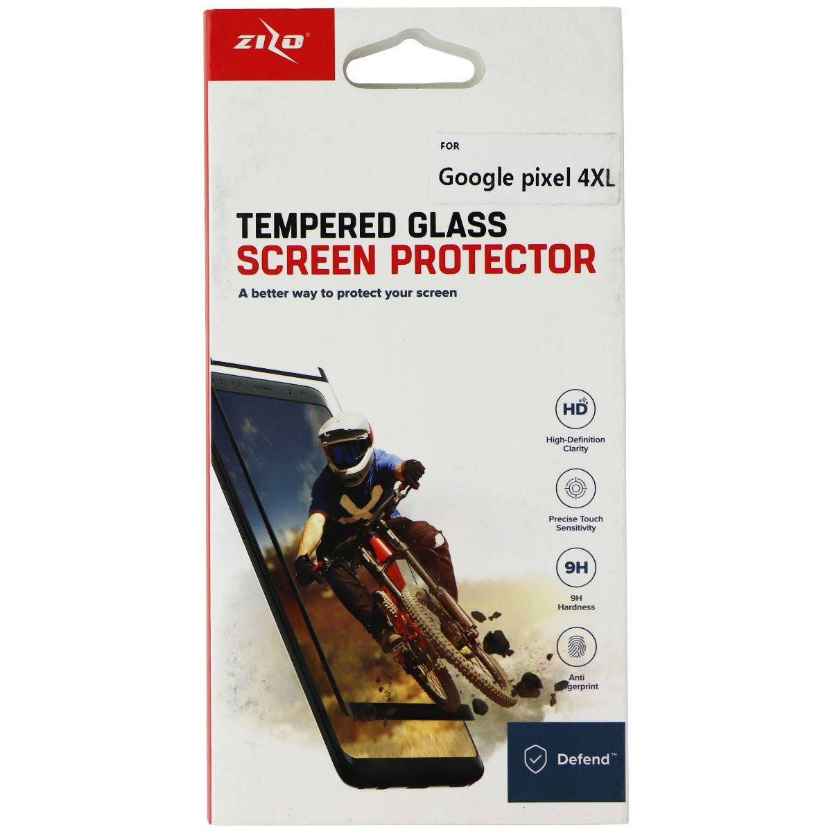 Zizo Tempered Glass Screen Protector for Google Pixel 4 XL - Clear Cell Phone - Screen Protectors Zizo - Simple Cell Bulk Wholesale Pricing - USA Seller