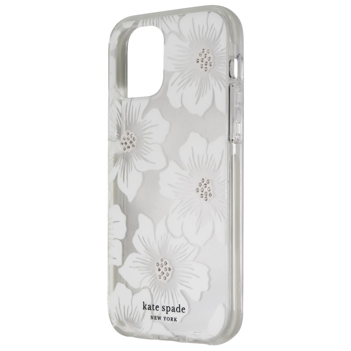 Kate Spade Defensive Hardshell Case for iPhone 12 Pro / 12 - Hollyhock Clear Cell Phone - Cases, Covers & Skins Kate Spade - Simple Cell Bulk Wholesale Pricing - USA Seller