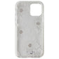 Kate Spade Defensive Hardshell Case for iPhone 12 Pro / 12 - Hollyhock Clear