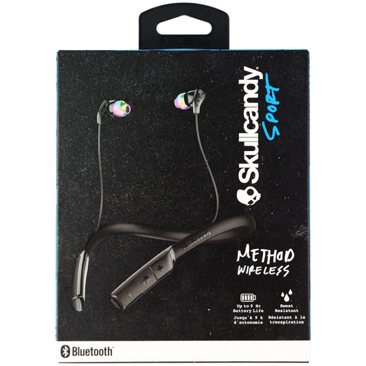 Skullcandy Method Bluetooth Wireless Sweat-Resistant Sport Earbuds - Black Portable Audio - Headphones Skullcandy    - Simple Cell Bulk Wholesale Pricing - USA Seller