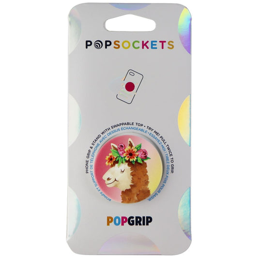 PopSockets PopGrip Expanding Stand and Grip with Swappable Top - Llamapalooza Cell Phone - Mounts & Holders PopSockets    - Simple Cell Bulk Wholesale Pricing - USA Seller