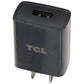 TCL (5V/1A) Single USB Port Wall Charger Travel Adapter - Black (UC11US) Cell Phone - Chargers & Cradles TCL - Simple Cell Bulk Wholesale Pricing - USA Seller