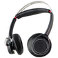 Poly Voyager Focus UC Bluetooth Stereo Headset with Mic and Charge Stand - Black Cell Phone - Headsets Plantronics    - Simple Cell Bulk Wholesale Pricing - USA Seller