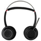 Poly Voyager Focus UC Bluetooth Stereo Headset with Mic and Charge Stand - Black Cell Phone - Headsets Plantronics    - Simple Cell Bulk Wholesale Pricing - USA Seller