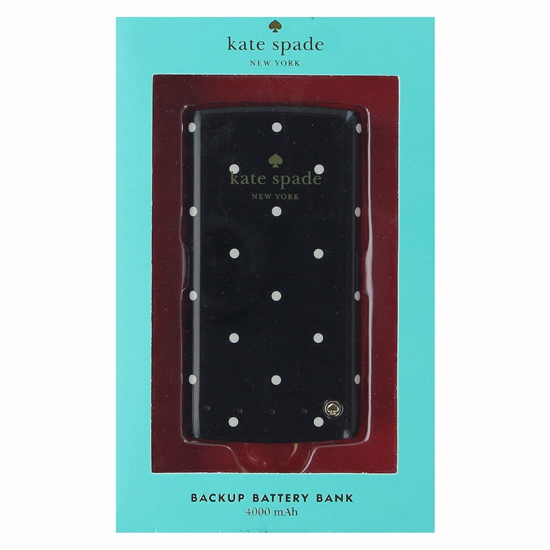 Kate Spade New York Universal 4000mAh Backup Battery Bank - Black / White Dots Cell Phone - Chargers & Cradles Kate Spade    - Simple Cell Bulk Wholesale Pricing - USA Seller
