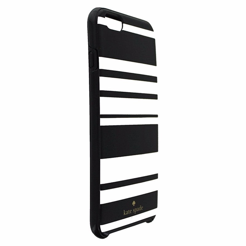 Kate Spade Hybrid Hardshell Case for iPhone 6 Plus 6S Plus Black White Stripes Cell Phone - Cases, Covers & Skins Kate Spade - Simple Cell Bulk Wholesale Pricing - USA Seller