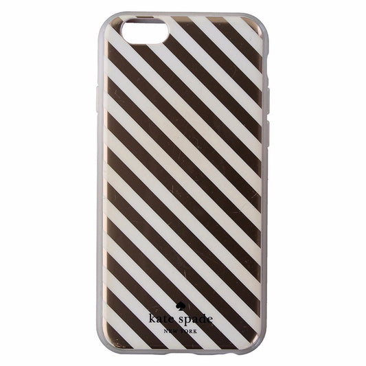 Kate Spade New York Hybrid Case for iPhone 6/6s - Light Pink / Rose Gold Stripe