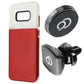 Nimbus9 Ghost Case with Car Vent Mount for Samsung Galaxy (S8+) - Red & Clear Cell Phone - Cases, Covers & Skins Nimbus9    - Simple Cell Bulk Wholesale Pricing - USA Seller