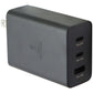 Samsung 65W Power Adapter Trio with 2x USB-C and USB-A Port - Black (EP-T6530) Cell Phone - Chargers & Cradles Samsung - Simple Cell Bulk Wholesale Pricing - USA Seller