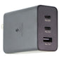 Samsung 65W Power Adapter Trio with 2x USB-C and USB-A Port - Black (EP-T6530) Cell Phone - Chargers & Cradles Samsung - Simple Cell Bulk Wholesale Pricing - USA Seller