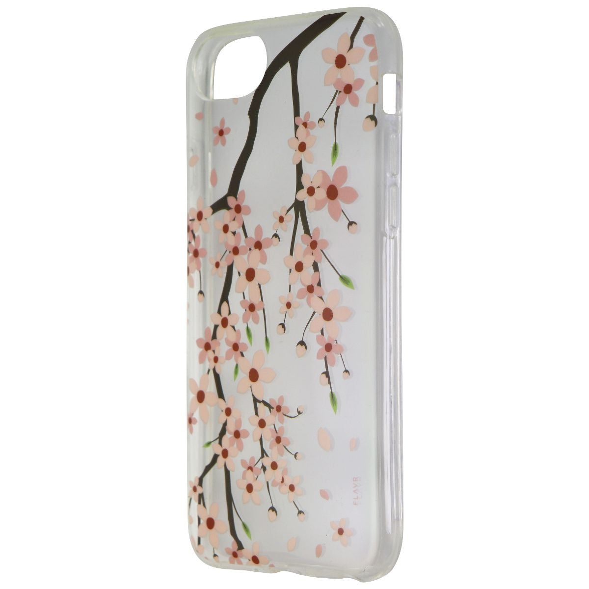 Flavr Slim Shell Case for Apple iPhone 7 / 6s / 6 - Clear / Pink Flowers Cell Phone - Cases, Covers & Skins Flavr    - Simple Cell Bulk Wholesale Pricing - USA Seller