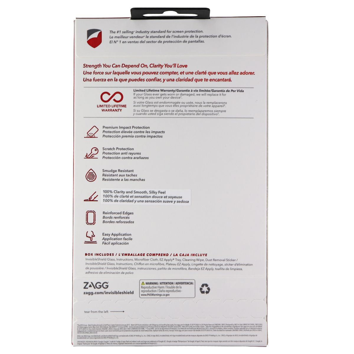 ZAGG Invisible Shield Glass Series Tempered Glass for Google Pixel 3a - Clear Cell Phone - Screen Protectors Zagg - Simple Cell Bulk Wholesale Pricing - USA Seller