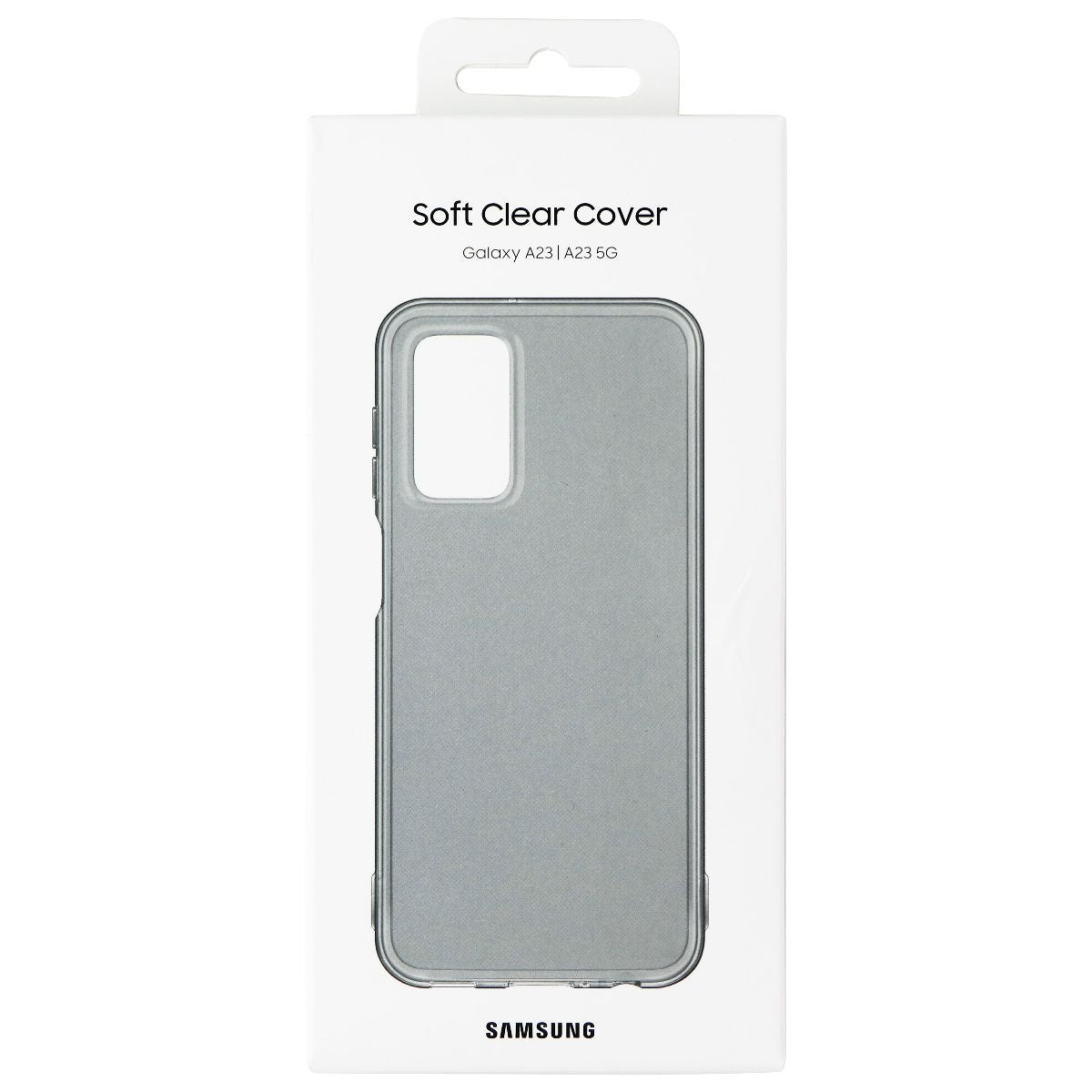 Samsung Soft Clear Cover for Samsung Galaxy A23 and A23 5G - Black Cell Phone - Cases, Covers & Skins Samsung    - Simple Cell Bulk Wholesale Pricing - USA Seller
