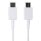 Samsung 3.3-Foot USB-C Charge/Sync Cable - White (EP-DA705BWEGUS) Retail Cell Phone - Cables & Adapters Samsung - Simple Cell Bulk Wholesale Pricing - USA Seller