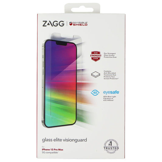 ZAGG InvisibleShield Glass Elite Visionguard Screen for iPhone 13 Pro Max Cell Phone - Screen Protectors Zagg    - Simple Cell Bulk Wholesale Pricing - USA Seller