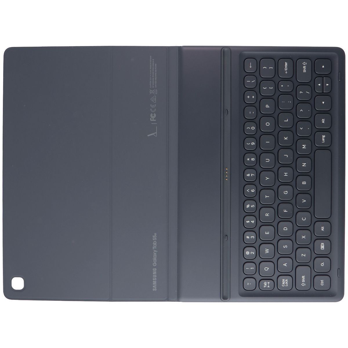 Official Samsung Book Cover Keyboard for Galaxy Tab S5e - Dark Gray iPad/Tablet Accessories - Cases, Covers, Keyboard Folios Samsung - Simple Cell Bulk Wholesale Pricing - USA Seller