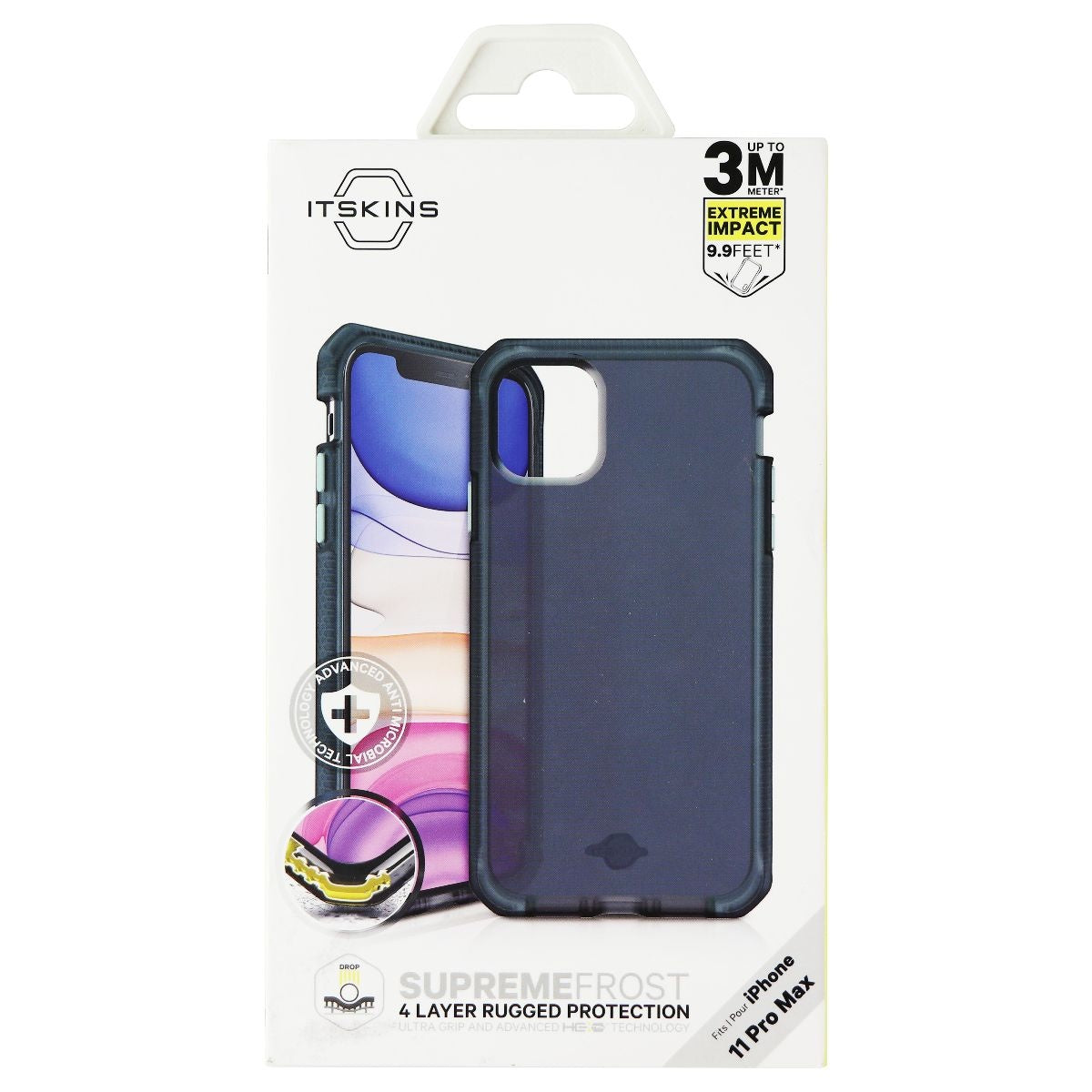 ITSKINS Supreme Frost Case for Apple iPhone 11 Pro Max - Tiffany Green / Black Cell Phone - Cases, Covers & Skins ITSKINS - Simple Cell Bulk Wholesale Pricing - USA Seller