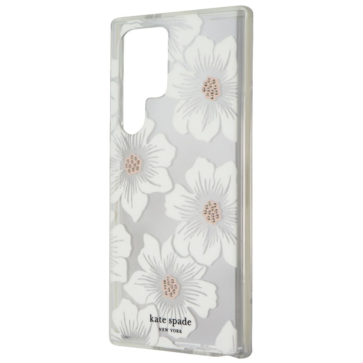 Kate Spade Defensive Hardshell Case for Samsung Galaxy S23 Ultra - Hollyhock Cell Phone - Cases, Covers & Skins Kate Spade - Simple Cell Bulk Wholesale Pricing - USA Seller