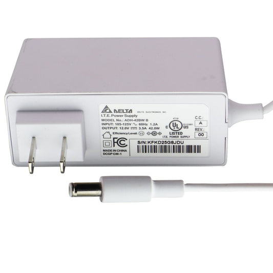 Delta (12V/3.5A) 42-WATT ITE Power Supply Wall Adapter - White (ADH-42BW B) Multipurpose Batteries & Power - Multipurpose AC to DC Adapters Delta - Simple Cell Bulk Wholesale Pricing - USA Seller