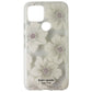 Kate Spade Defensive Hardshell Case for Google Pixel 5 - Hollyhock Floral Clear Cell Phone - Cases, Covers & Skins Kate Spade - Simple Cell Bulk Wholesale Pricing - USA Seller