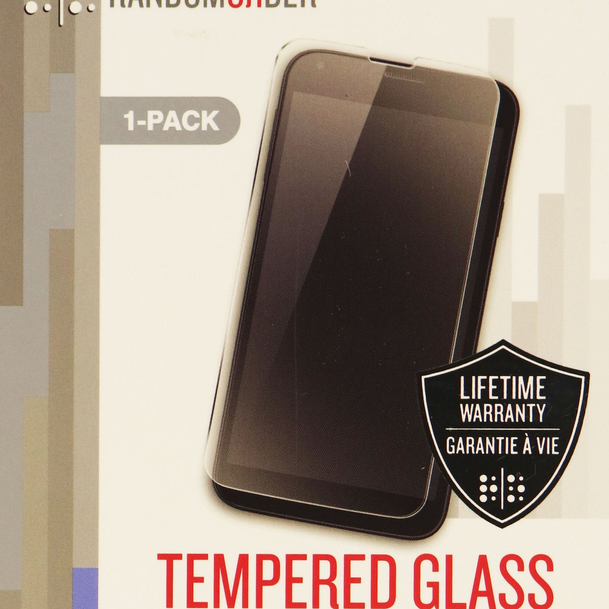 RandomOrder Tempered Glass Screen Protector for the LG K8 - Clear Cell Phone - Screen Protectors LG    - Simple Cell Bulk Wholesale Pricing - USA Seller