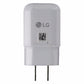 LG (MCS-H06WD / WR / WP) Travel/Home Fast Charge Wall Charger USB Adapter -White Cell Phone - Cables & Adapters LG - Simple Cell Bulk Wholesale Pricing - USA Seller