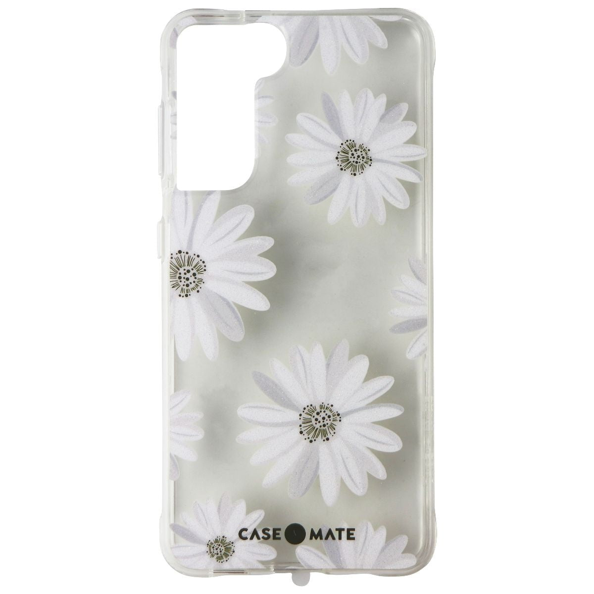 Case-Mate Prints Hardshell Case for Samsung Galaxy S21 5G - Glitter Daisies Cell Phone - Cases, Covers & Skins Case-Mate    - Simple Cell Bulk Wholesale Pricing - USA Seller