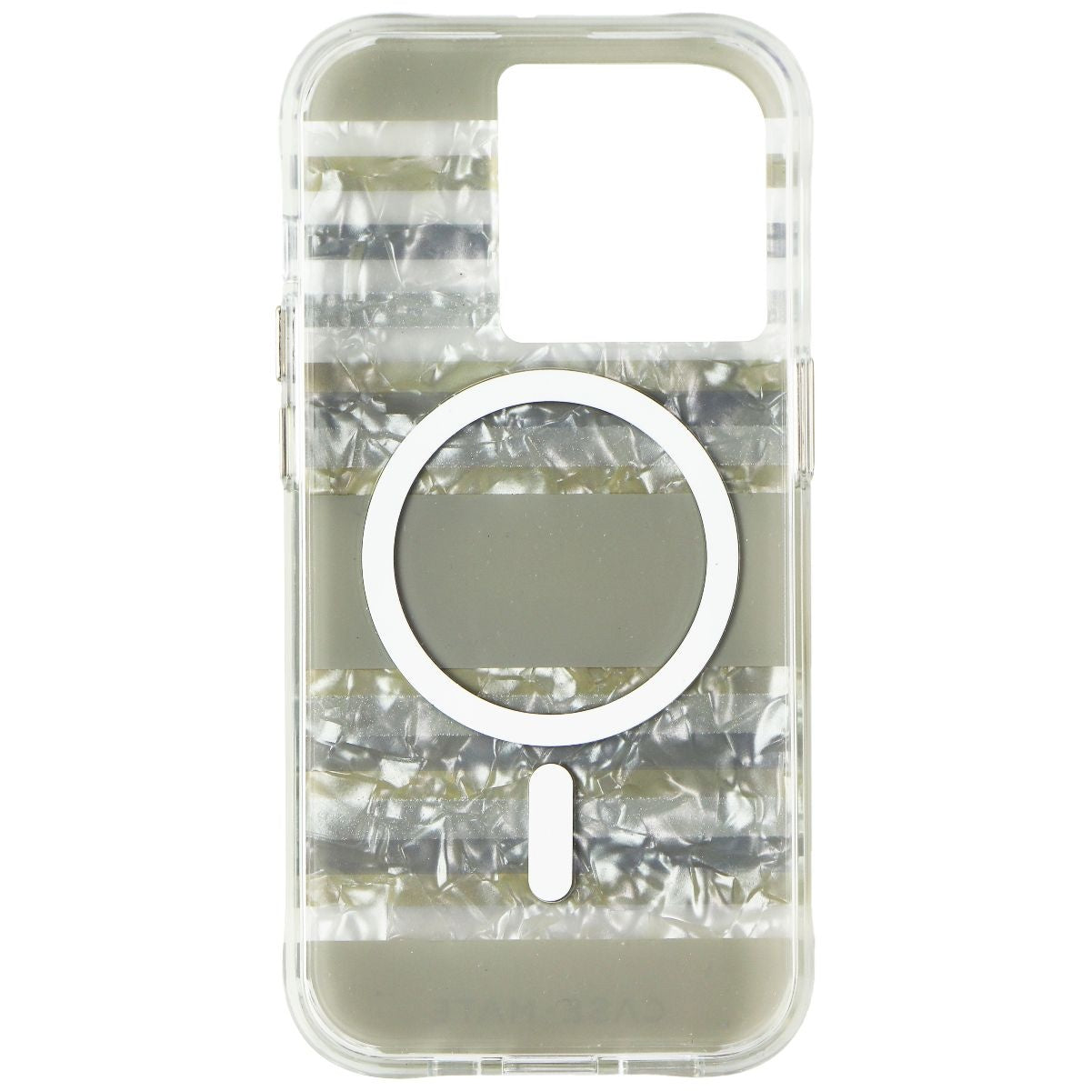 Case-Mate Hardshell Case for MagSafe for iPhone 14 Pro - Pearl Stripes Cell Phone - Cases, Covers & Skins Case-Mate - Simple Cell Bulk Wholesale Pricing - USA Seller