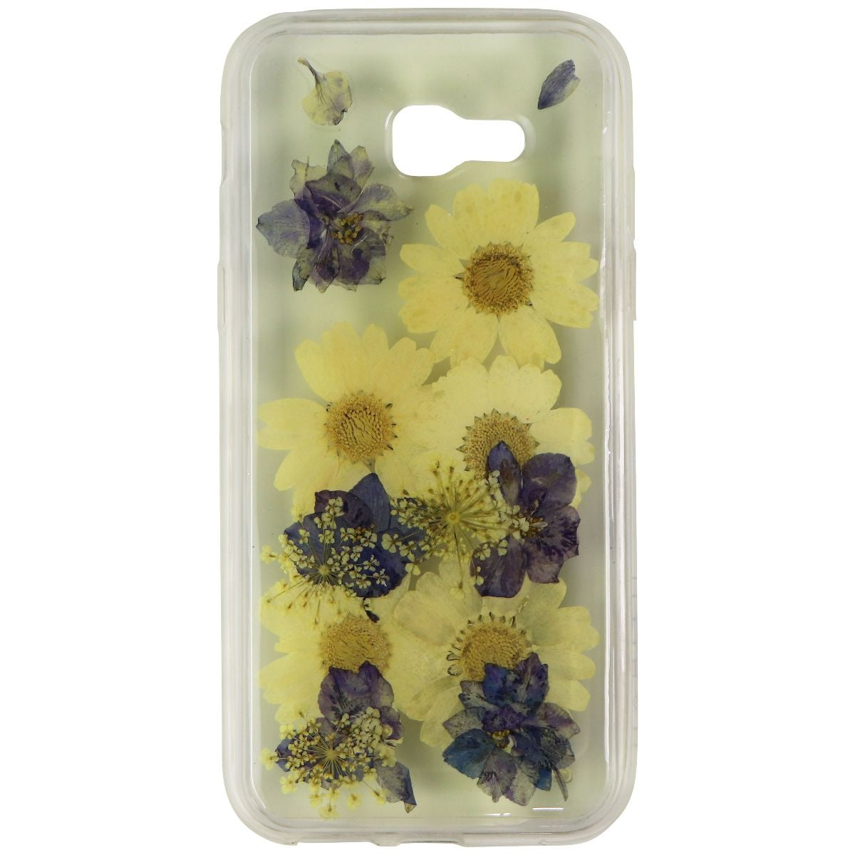 Habitu Everlast Pressed Flowers Case for Samsung Galaxy A5- Daisy / Violet Cell Phone - Cases, Covers & Skins Habitu - Simple Cell Bulk Wholesale Pricing - USA Seller