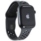 Apple Watch Nike Series 7 (A2474) GPS Only - 45mm Midnight Alu Ant/Bk Sp Band Smart Watches Apple - Simple Cell Bulk Wholesale Pricing - USA Seller