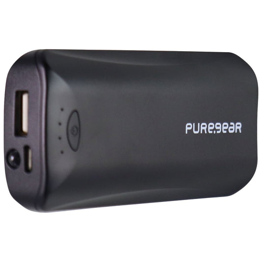 PureGear 5000mAh Portable USB Battery Charger w/ Built-in Flash Light - Black Cell Phone - Chargers & Cradles PureGear - Simple Cell Bulk Wholesale Pricing - USA Seller