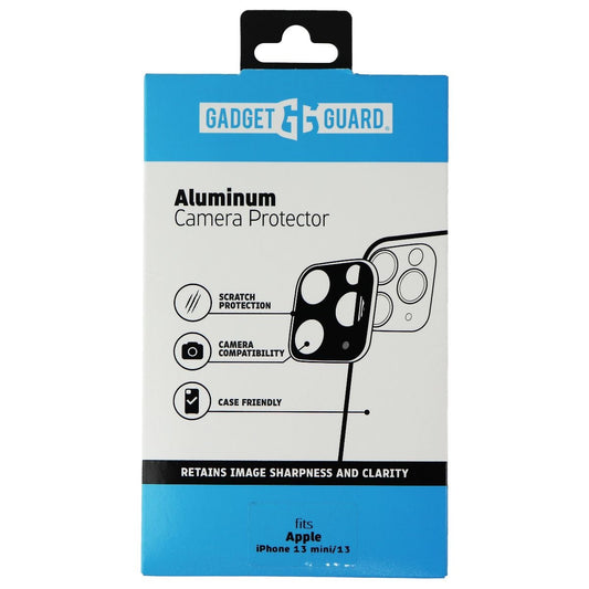 Gadget Guard Aluminum Camera Protector for Apple iPhone 13 mini and 13 - Black Cell Phone - Screen Protectors Gadget Guard - Simple Cell Bulk Wholesale Pricing - USA Seller