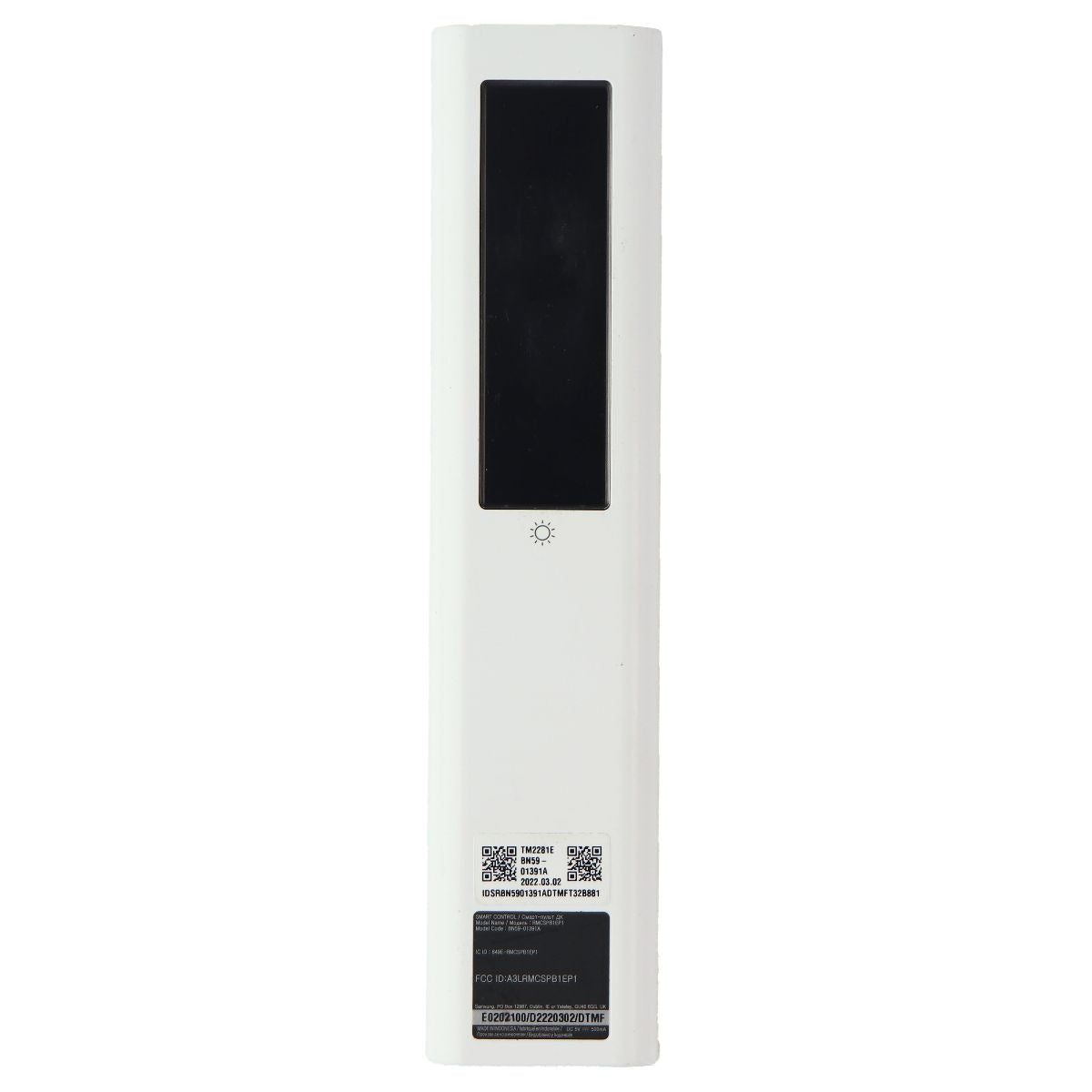 Samsung OEM Solar Powered Rechargeable Remote Control - White (BN59-01391A) TV, Video & Audio Accessories - Remote Controls Samsung    - Simple Cell Bulk Wholesale Pricing - USA Seller