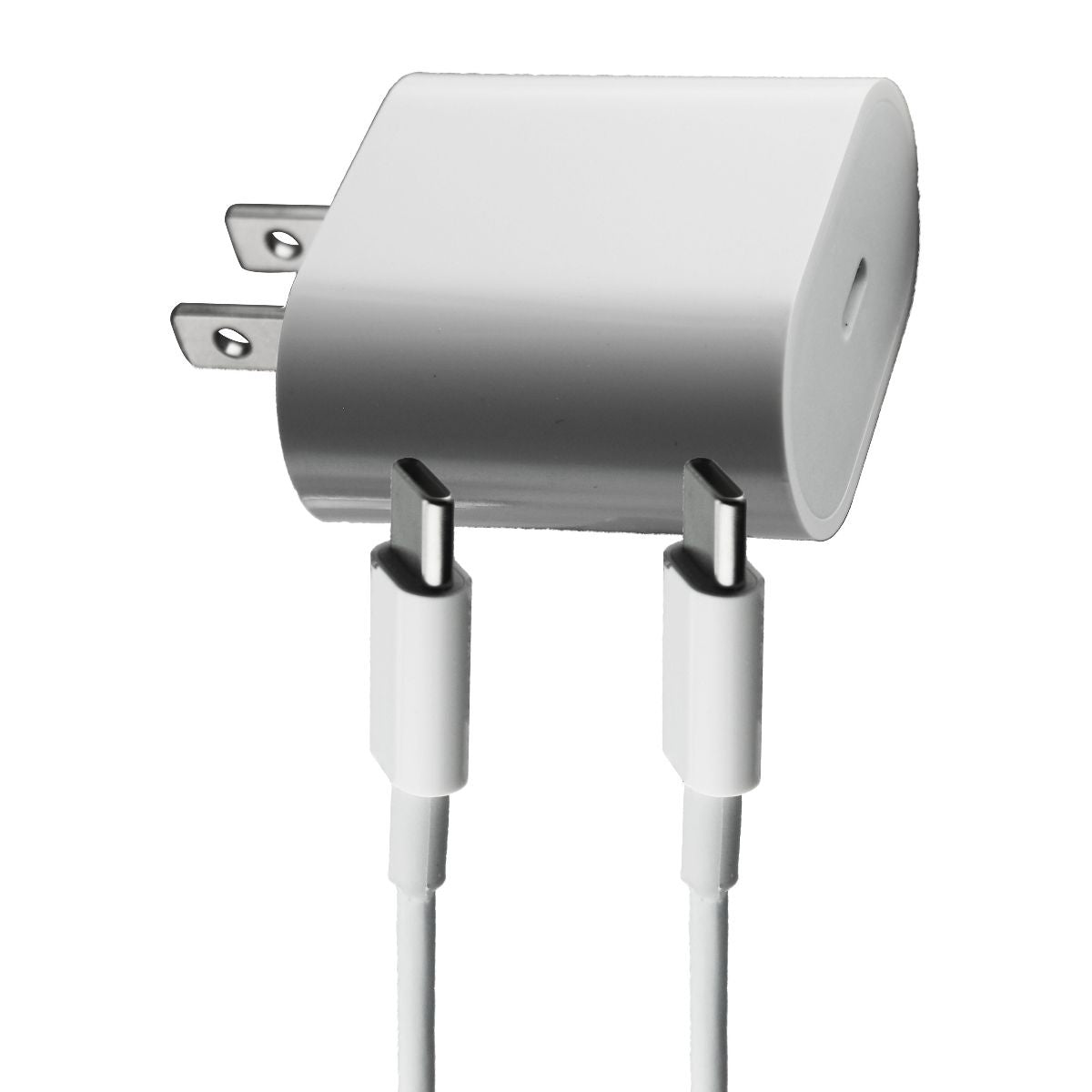 iPremium (20-Watt) USB-C Charger with (2m/6.6-Ft) USB-C to USB-C Cable - White Cell Phone - Chargers & Cradles iPremium - Simple Cell Bulk Wholesale Pricing - USA Seller