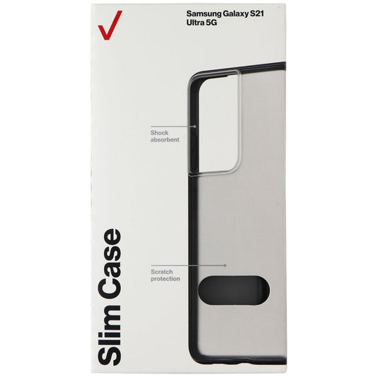 Verizon Slim Sustainable Case for Samsung Galaxy S21 Ultra 5G - Smoke/Black