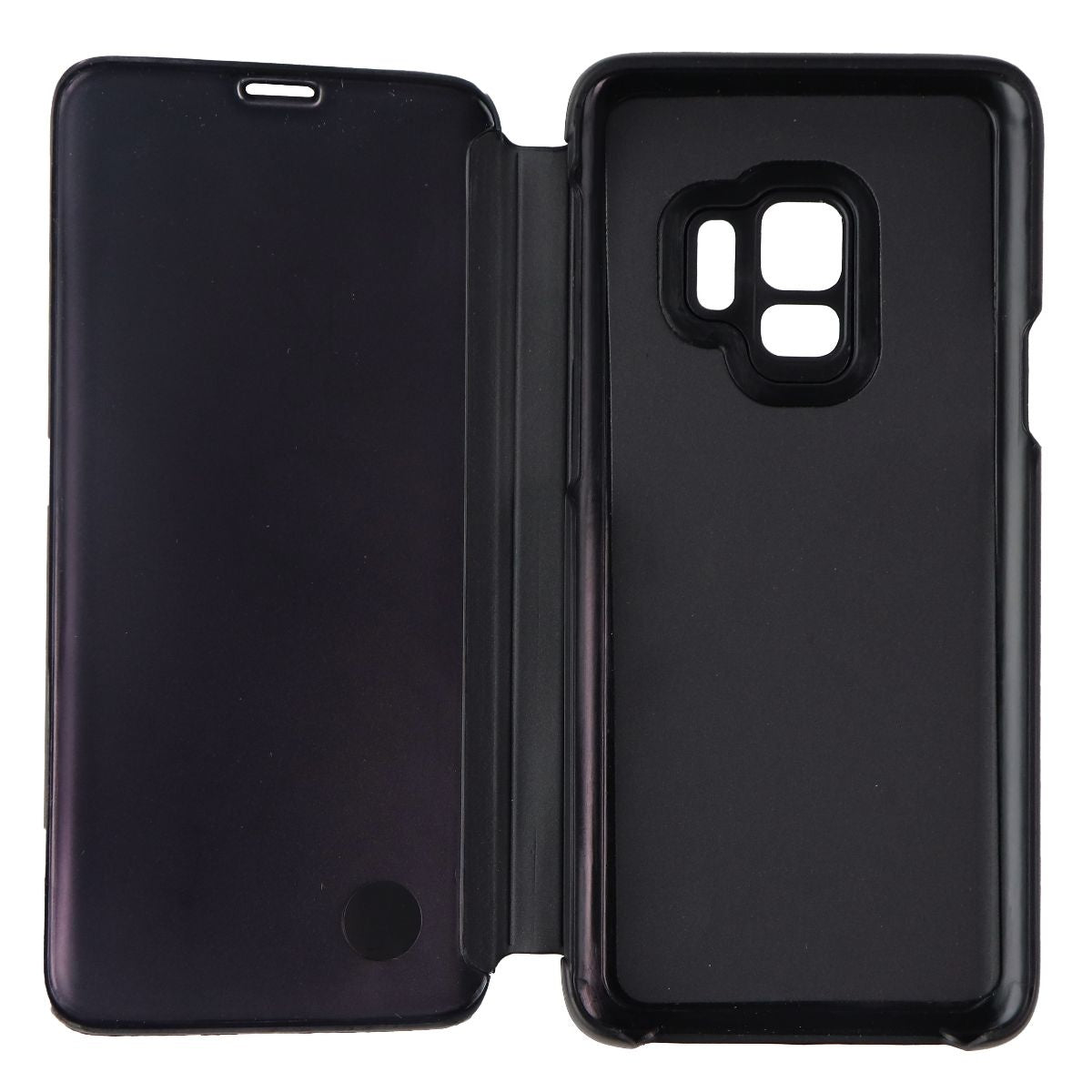 Samsung Clear View Standing Cover for Samsung Galaxy S9 - Black Cell Phone - Cases, Covers & Skins Samsung    - Simple Cell Bulk Wholesale Pricing - USA Seller